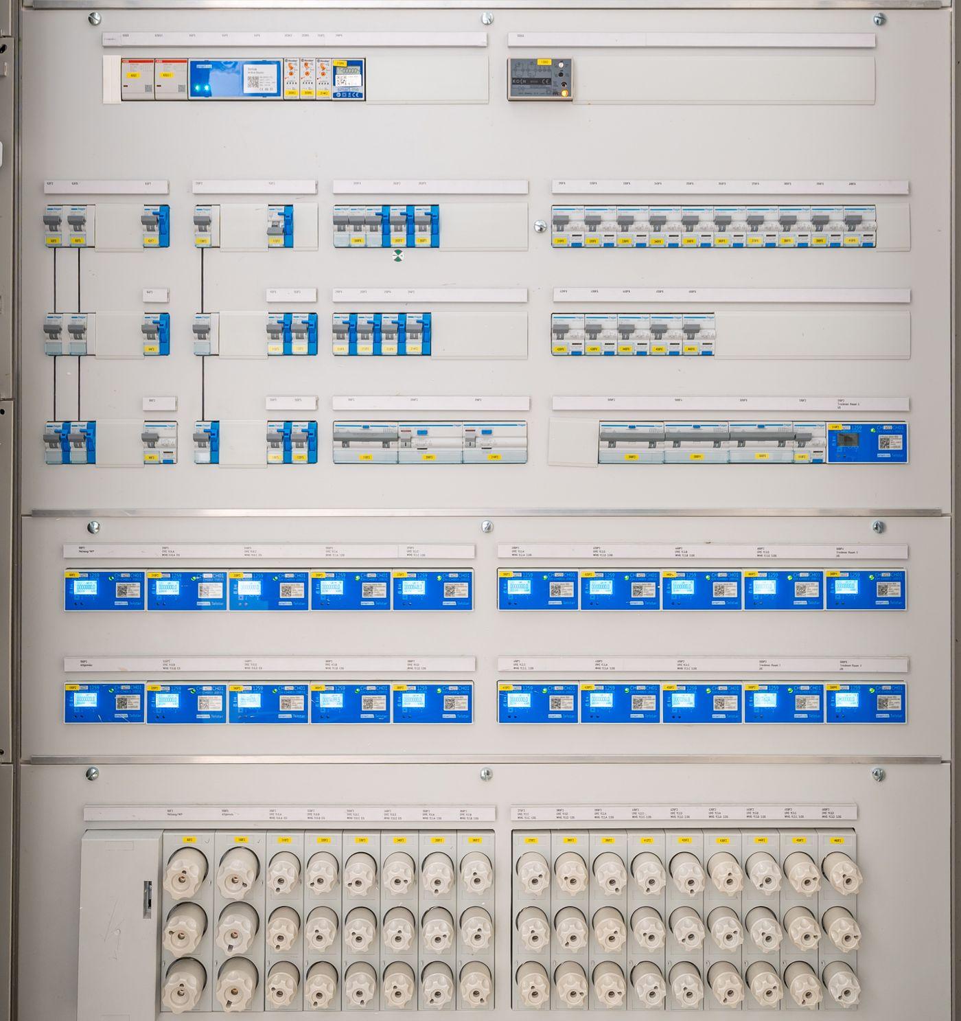 Tablou electric industrial cu automate și siguranțe
